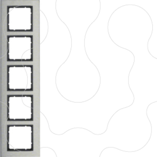 Imagem de B.7 - quadro x5 vert, Inox/antrac mate
