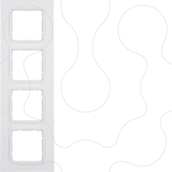 Imagem de B.7 - quadro x4, branco mate