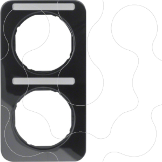 Imagem de R.1 - quadro x2 p.-etiq. vert., preto