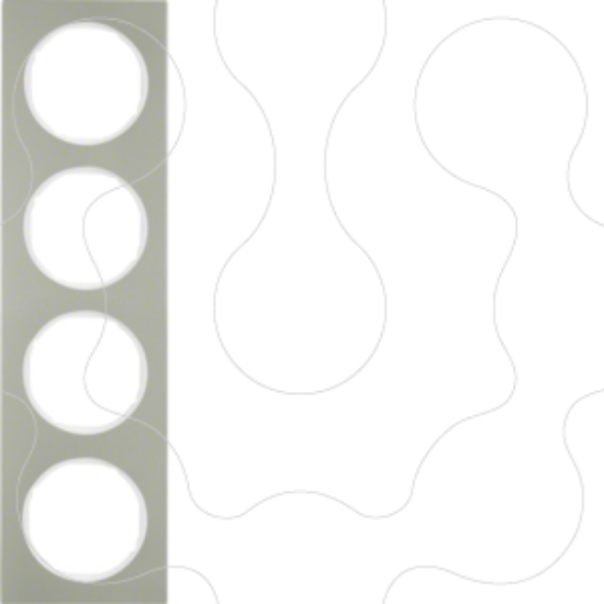 Imagem de R.3 - quadro x4 Inox, branco
