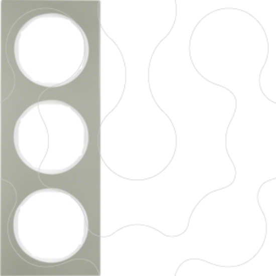 Imagem de R.3 - quadro x3, Inox/branco
