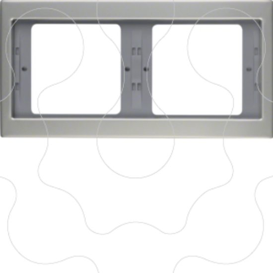 Imagem de K.5 - quadro x2 horiz., inox