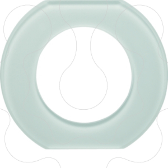 Imagem de Glas - quadro interm. vidro, branco