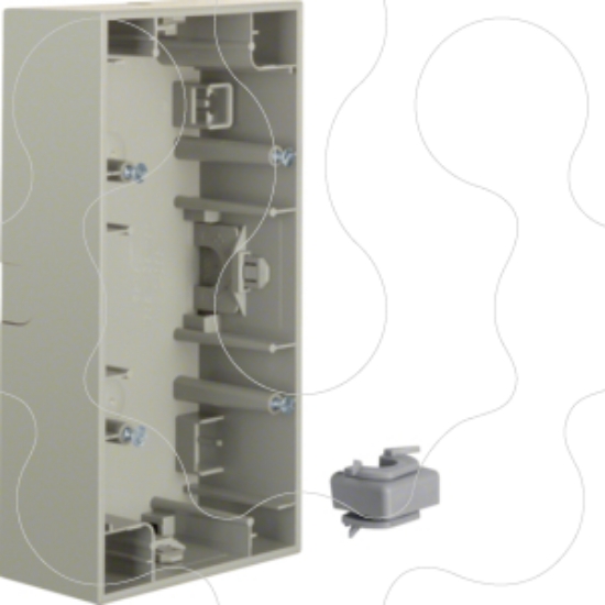 Imagem de K.1/K.5 - cx. superf. x2 horz., inox lac