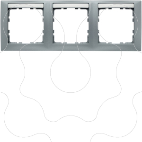 Imagem de S.1 - quadro x3 p.-etiq. horz., alu mate