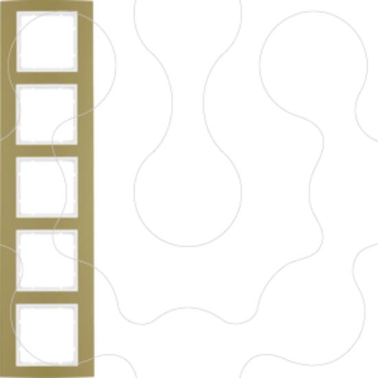 Imagem de B.3 - quadro x5, dourado/branco