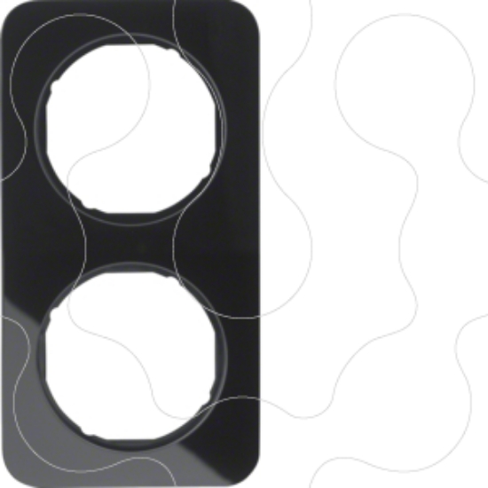 Imagem de R.1 - quadro x2, Vidro/preto