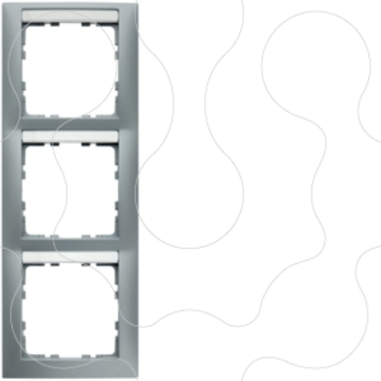 Imagem de S.1 - quadro x3 p.-etiq. vert., alum mt