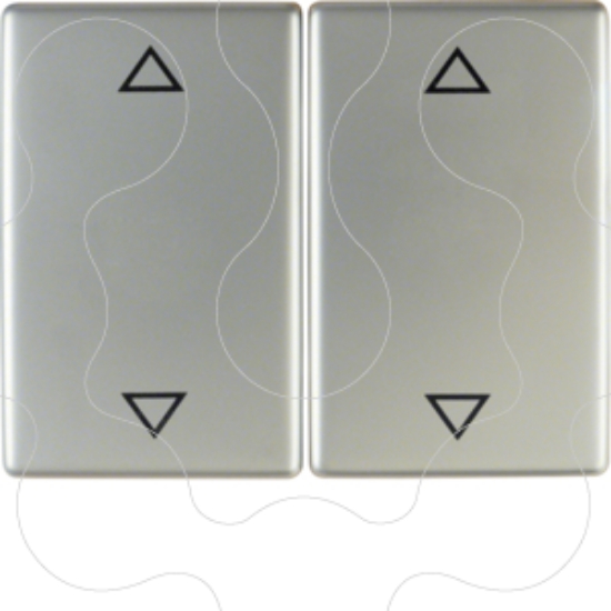 Imagem de K.1/K.5 - tecla dupla 4 setas, inox