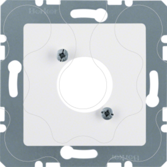 Imagem de Centro ficha XLR tipo D, branco mate