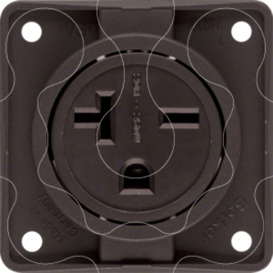 Imagem de Integro - tomada NEMA 6-20R, castnh mate