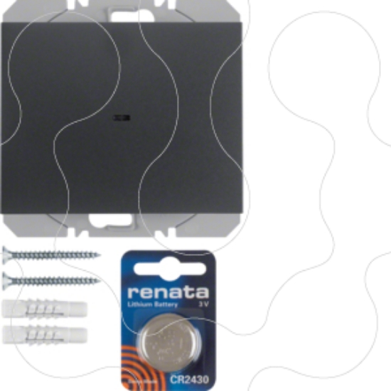 Imagem de K.1/K.5 - BP simples KNX RF, antr mate