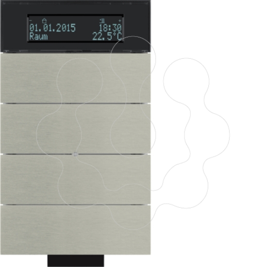 Imagem de B.IQ - BP KNX IV 4 tec+termóst, inox