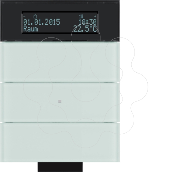 Imagem de B.IQ - BP KNX IV 3 tec+termóst, vdr br