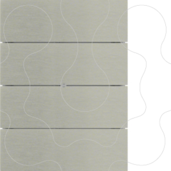 Imagem de B.IQ - BP KNX 4 teclas Comf, inox
