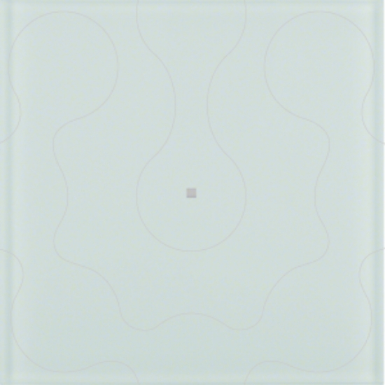 Imagem de B.IQ - BP KNX 1 tecla Comf, vidro branco