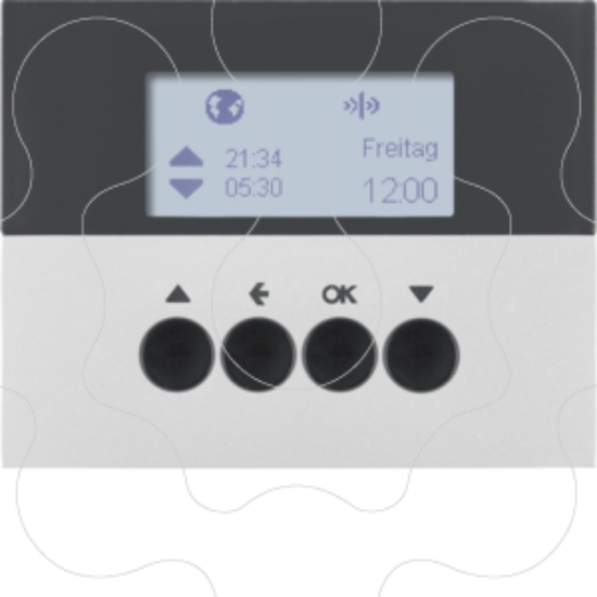 Imagem de K.1/K.5-progr. hor. est. KNX RF,alu mate