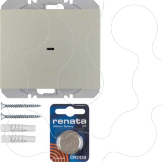 Imagem de K.1/K.5 - BP simples KNX RF, aço inox