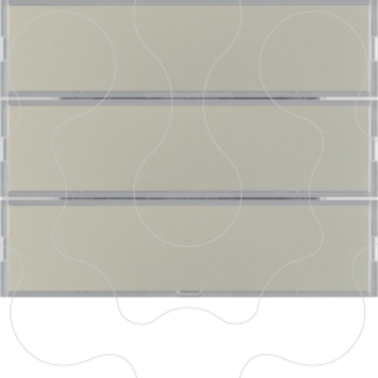 Imagem de BP KNX K.x 3 teclas Easy p-etiq, inox