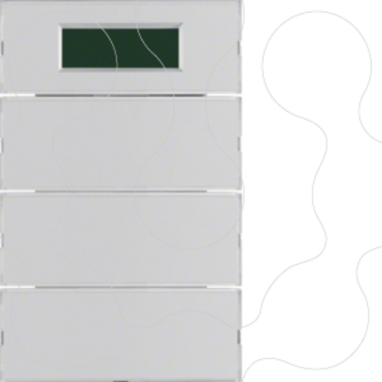 Imagem de K.1/K.5  - BP KNX 3 tec+termst., alum