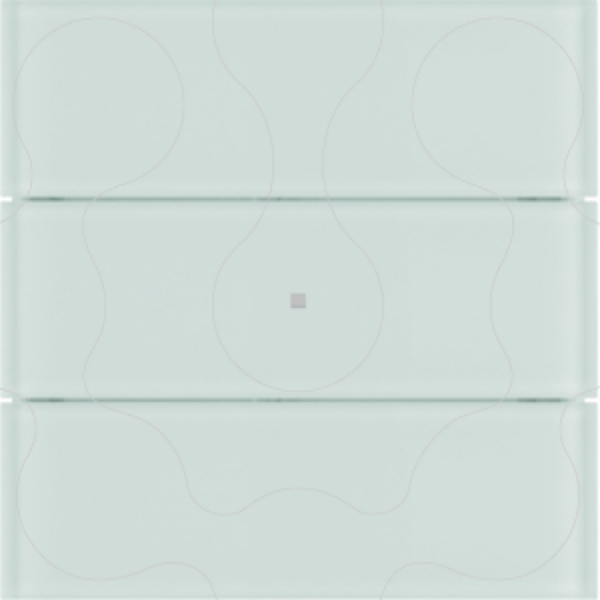 Imagem de B.IQ - BP KNX 3 teclas Comf, vidro br