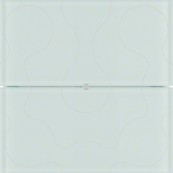 Imagem de B.IQ - BP KNX 2 teclas Comf, vidro br