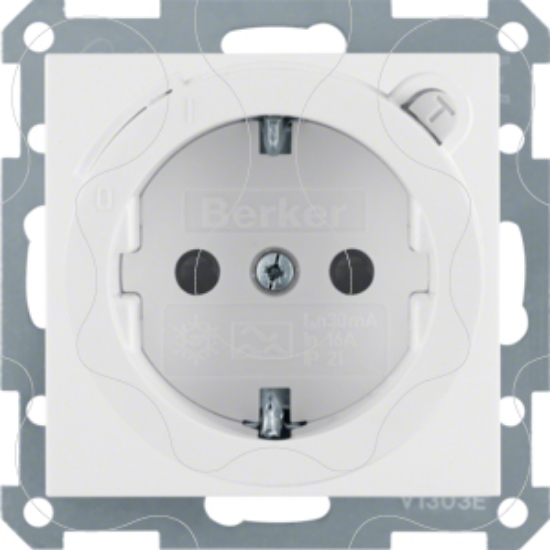 Imagem de S.1/B.x - Schuko diferenc. 30mA, branco