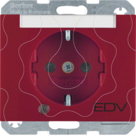 Imagem de "K.1/K.5 - Schuko ""EDV"" p-etq c/LED, encr"