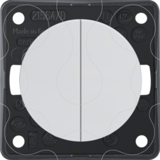 Imagem de Integro - botão duplo 1 entr, branco