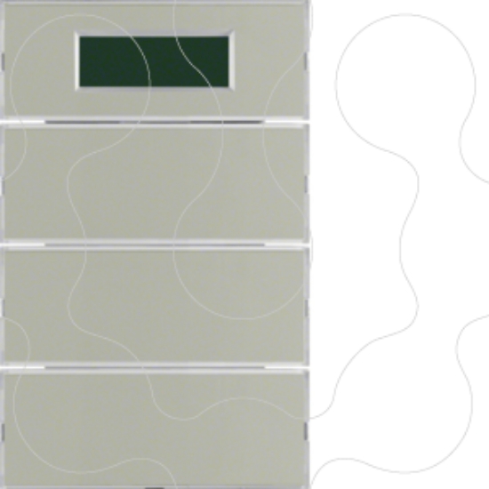 Imagem de K.1/K.5  - BP KNX 3 tec+termst., inox