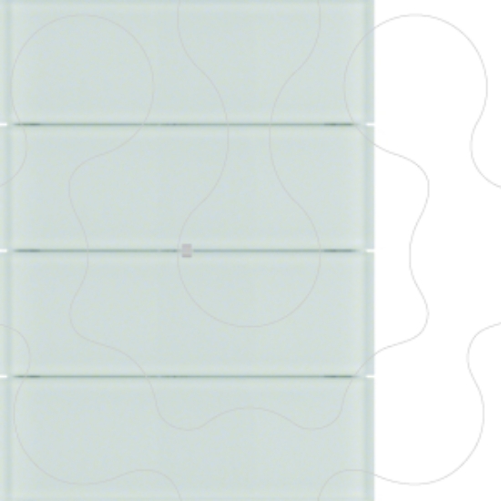 Imagem de B.IQ - BP KNX 4 teclas Comf, vidro br