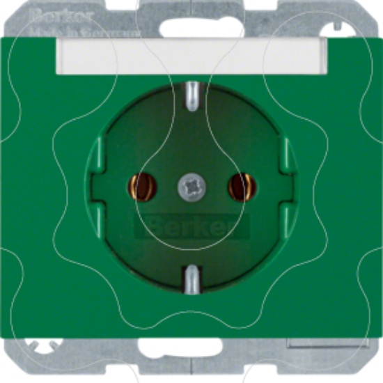 Imagem de K.1/K.5 - Schuko p.-etiqueta, verde