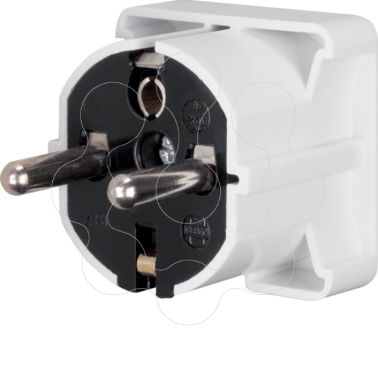 Imagem de Connect - ficha Schuko 90º, branco
