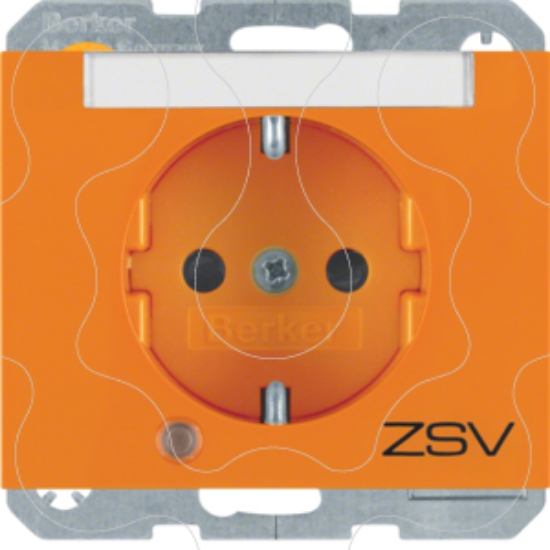 Imagem de "K.1/K.5 - Schuko ""ZSV"" p-etq c/LED, larj"