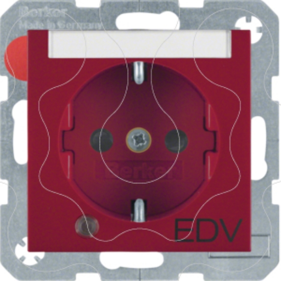 Imagem de "S.1/B.x - Schuko ""EDV"" p-etq c/LED, encr"