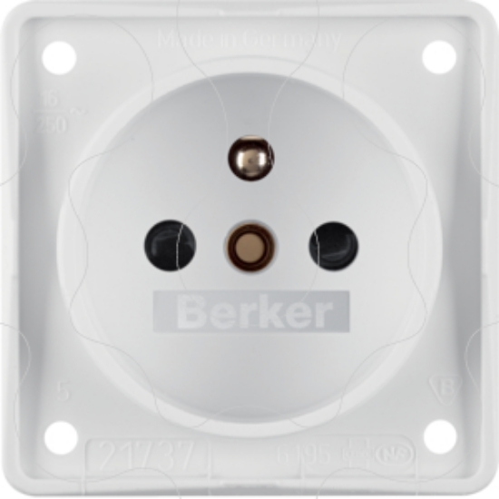 Imagem de Integro - tomada 2P+T FR obtur, branc mt