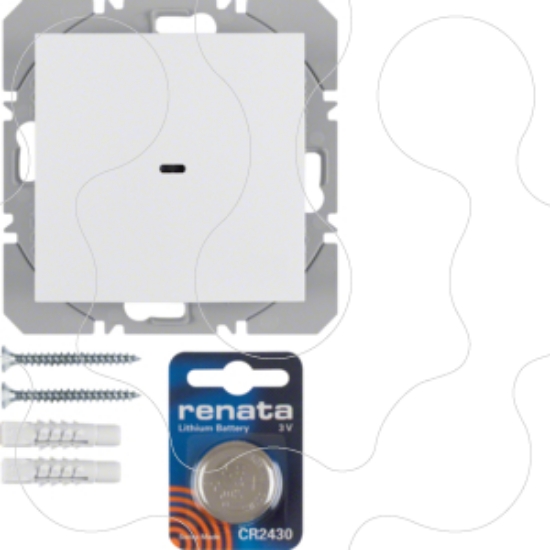 Imagem de S.1/B.3/B.7 - BP simples KNX RF, branco