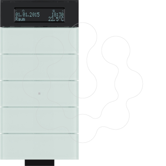 Imagem de B.IQ - BP KNX IV 5 tec+termóst, vdr br