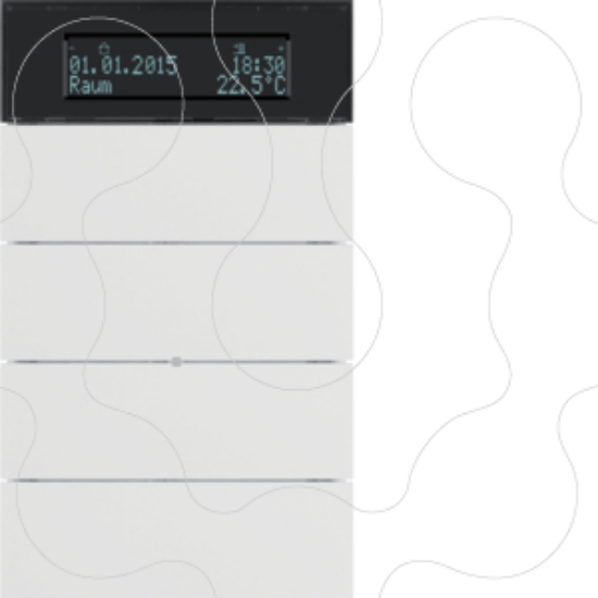 Imagem de B.IQ - BP KNX 4 tec+termóst, branco