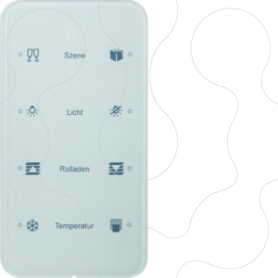 Imagem de Touch Sensor R.1 x4 pers., vidro branco