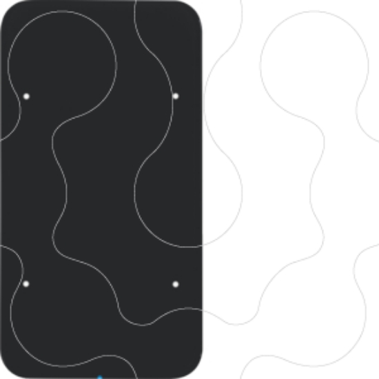 Imagem de Touch Sensor R.1 x2, vidro preto