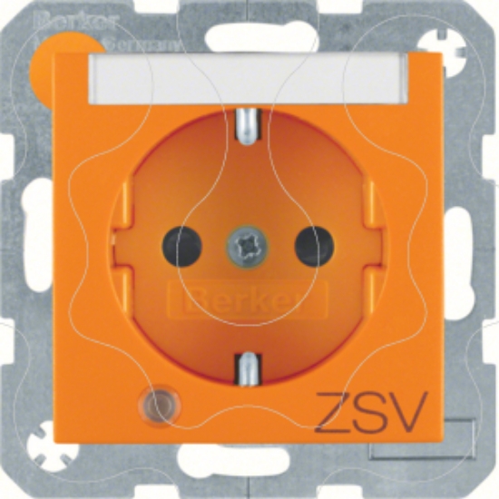 Imagem de "S.1/B.x - Schuko ""ZSV"" p-etq c/LED, larj"