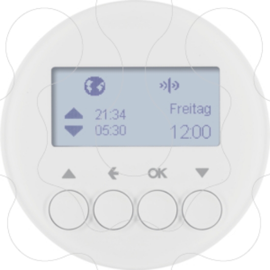 Imagem de R.1/R.3 - progr. hor. est. KNX RF, br