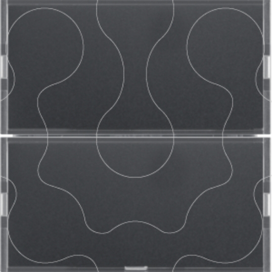 Imagem de BP KNX S/B 2 teclas Easy p-etiq, al/ant