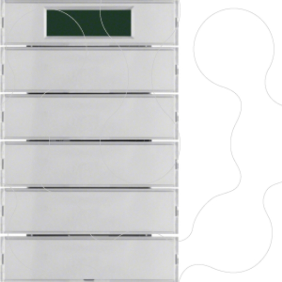 Imagem de K.1/K.5  - BP KNX 5 tec+termst., alum