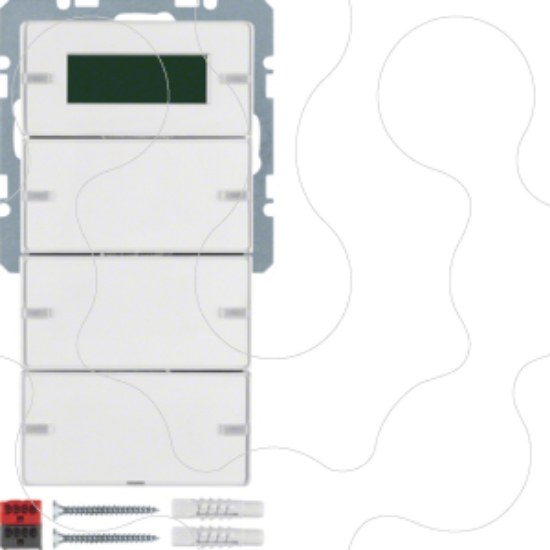 Imagem de Q.1 - BP KNX 3 teclas+termóst., branco