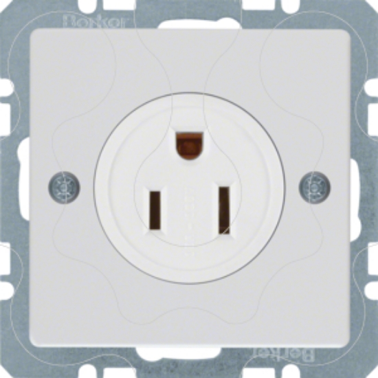Imagem de Q.x - tomada NEMA 5-15 R, branco