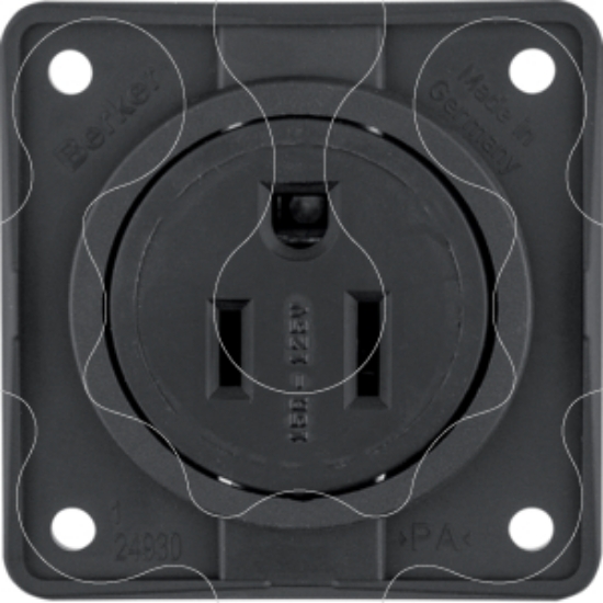 Imagem de Integro - tomada NEMA 5-15R, castnh mate