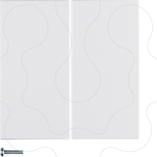 Imagem de S.1/B.3/B.7 - tecla quad KNX RF, br mate