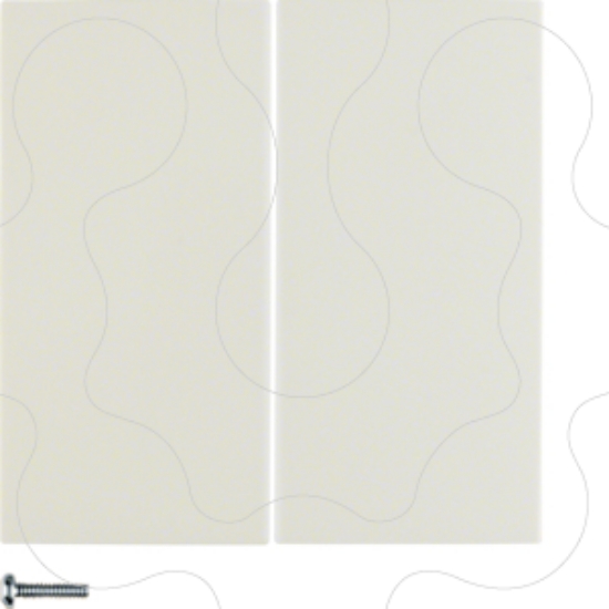 Imagem de S.1 - tecla dupla KNX RF, creme